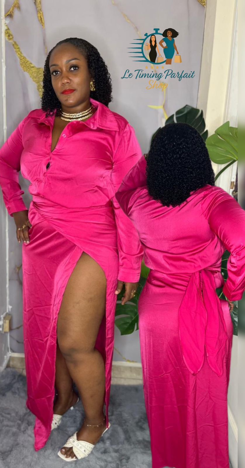 Robe chemise Alexandra